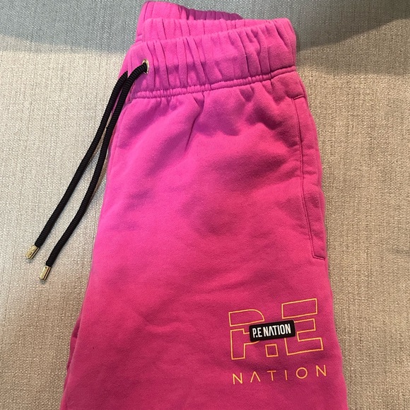PE NATION Heads Up Track Pant Pink - Picture 11 of 11